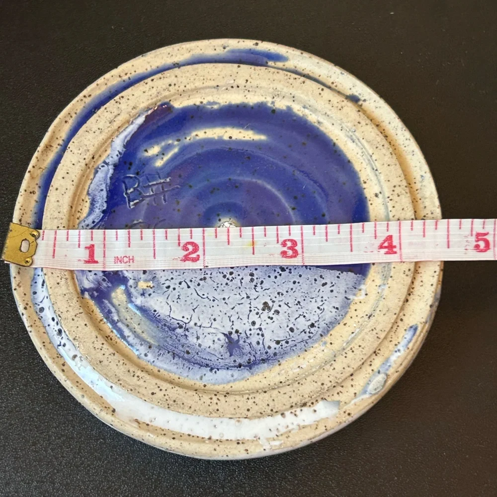 Small Pet Food Bowl Handmade Glazed Ceramic Small Dog Cat Feeding Dish Cute